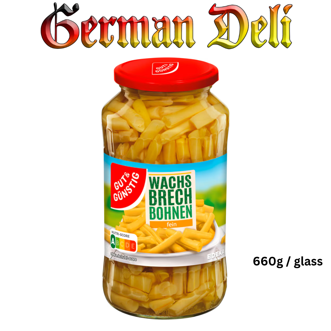 G+G WACHSBRECHBOHNEN / WAX BEANS 660G