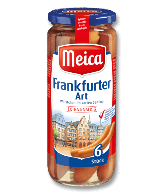 Meica - Franks Sausages - 250 g glass / Frankfurter