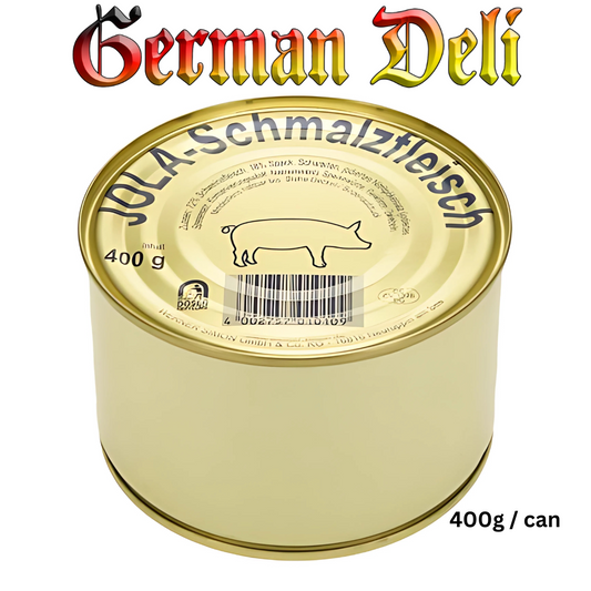 Jola - Pork Meat in Lard - 400 g can / Schmalzfleisch