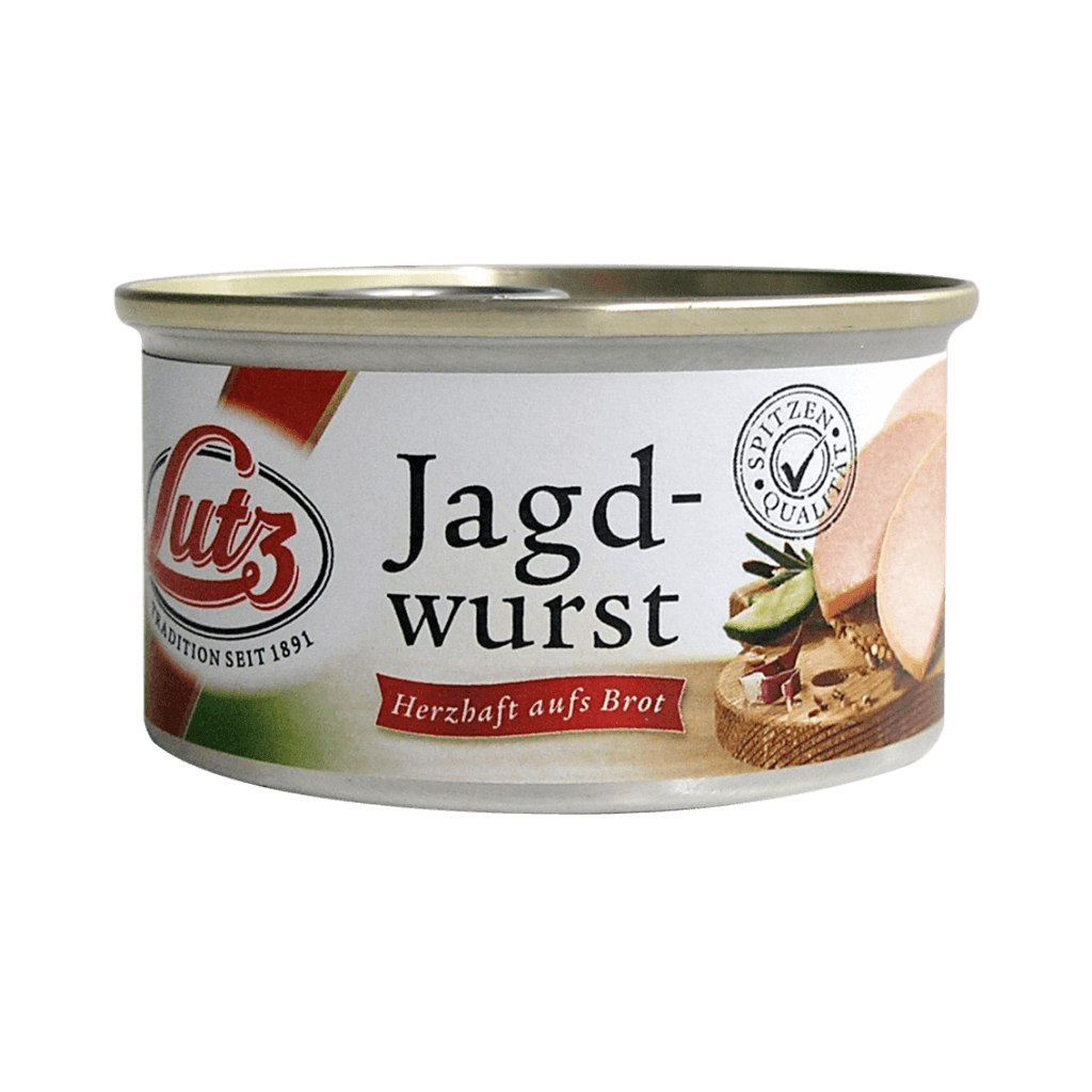 Lutz - Hunter Sausage - 125 g can / Jagdwurst