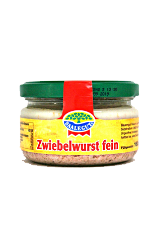 Saalegut Zwiebelwurst / Onion Sausage 160g