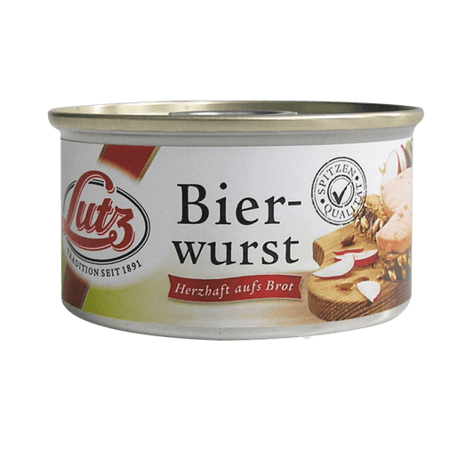 Lutz - Beer sausage - 125 g can / Bierwurst