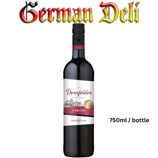 Wein-Genuss Dornfelder Leiblich 9.7 % alc vol 750ml
