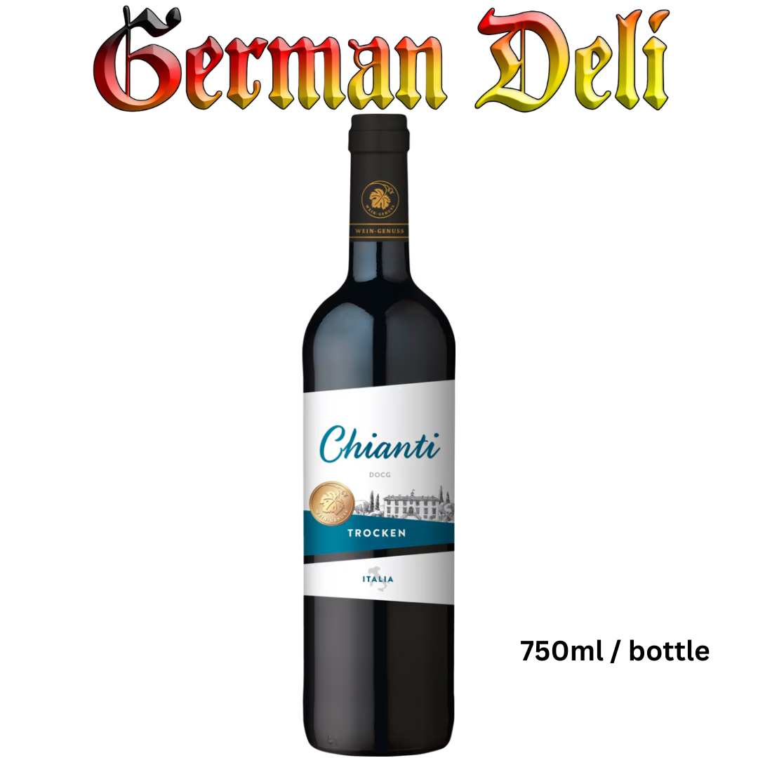 Wein-Genuss Chianti Trocken 2021 Italia Red wine 12% Alc. Vol 750ml