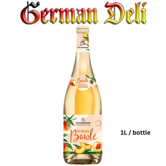 Katlenburger Bowle Pfirsich / Punch Peach 7%alc. Vol. 1 Liter