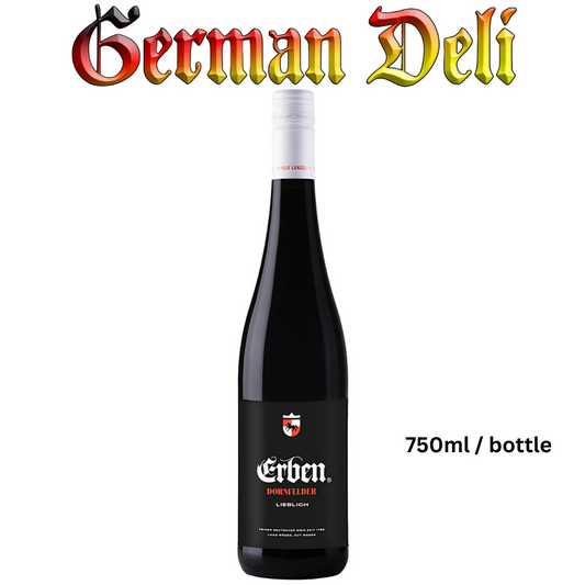 Erben Dornfelder Lieblich 2022 Rotwien / Red Wine Sweet 750ml