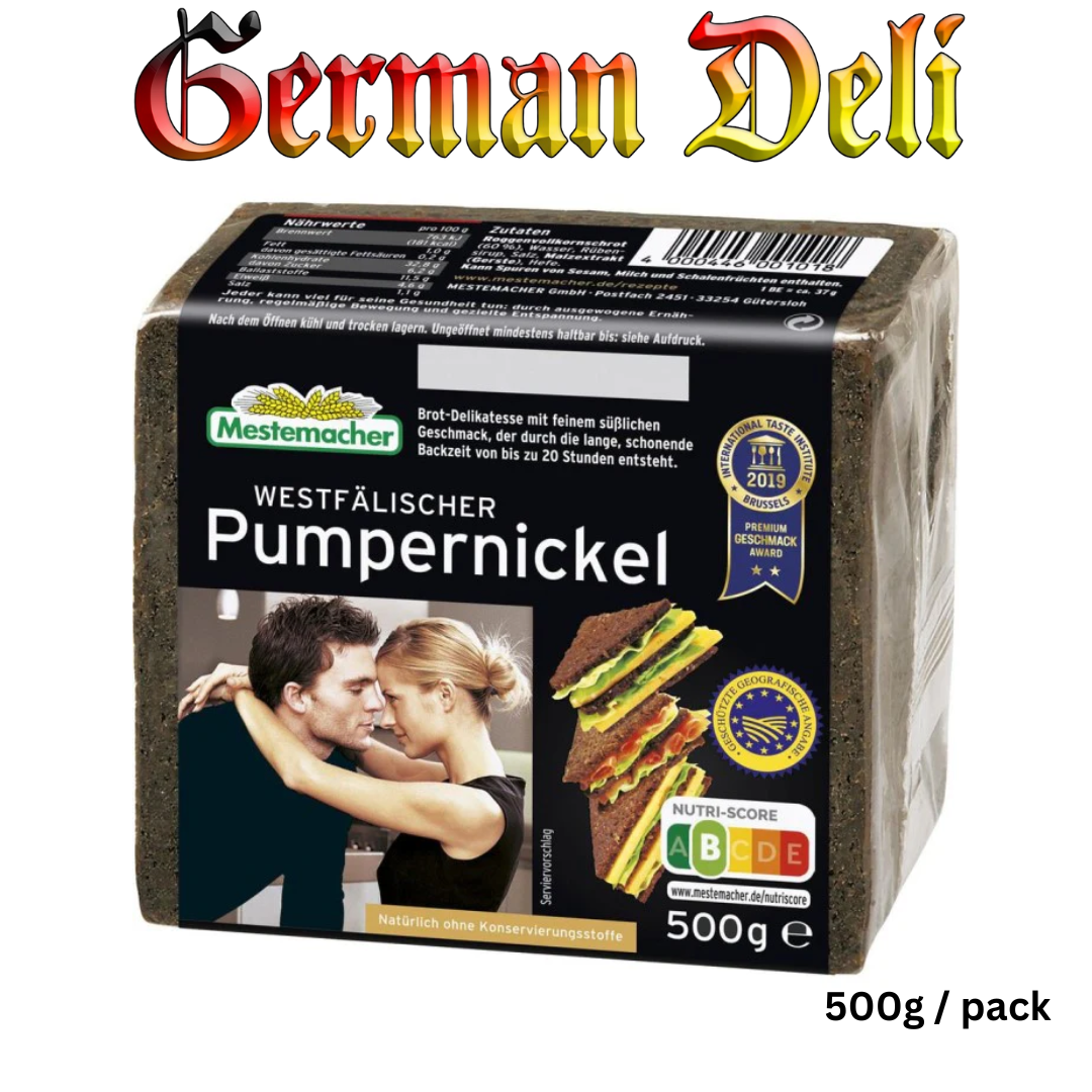 Mestermacher - Schwarzbrot "Pumpernickel" - 500 g Packung / Pumpernickel