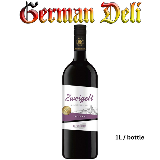 Wein Genuss Zweigelt Dry / Zwiegelt Trocken 1L btl