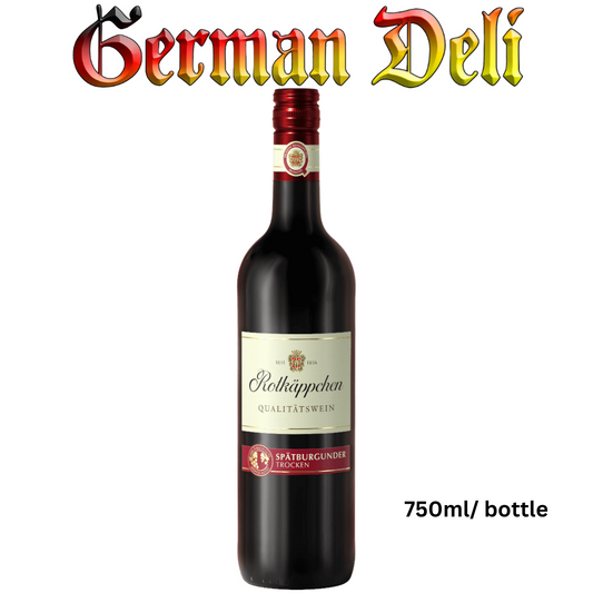 Rotkappchen Spatburgunder Rheinhessen Rot Trocken / German Red Wine Dry 750ml btl