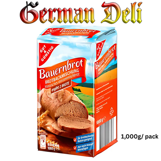 G+G - Rye Bread Mix "Farm Style" - 1 kg pck / Roggen-Bauernbrot Backmischung