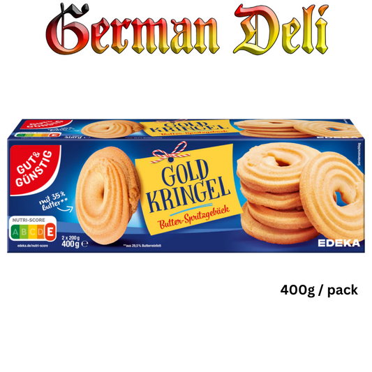 G+G - Butter Biscuits - 400 g bag / Butter-Spritzgebäck