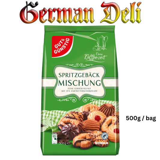 G+G - Shortbread Cookies Mix - 500 g bag / Spritzgebäck mischung