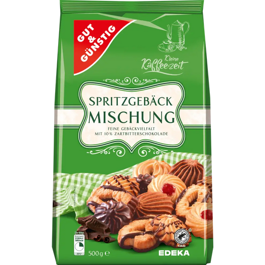 G+G - Shortbread Cookies Mix - 500 g bag / Spritzgebäck mischung