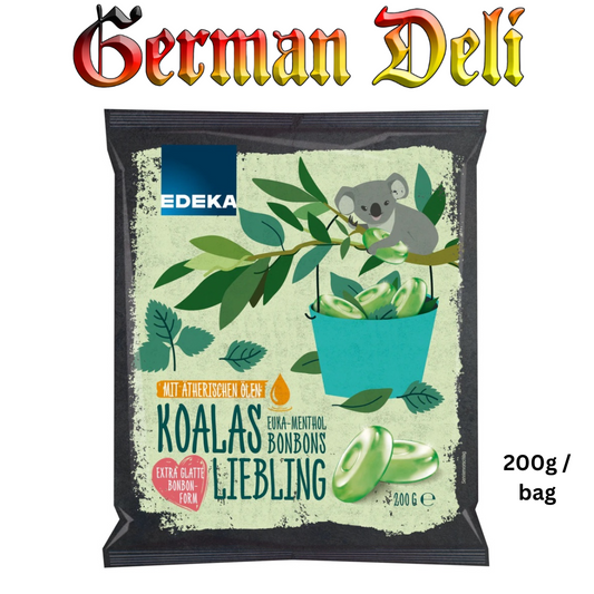 Edeka - Eucalyptus Candies - 200 g bag / Eukalyptus-Bonbons