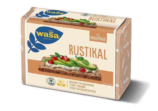 Wasa - Rustic Crisp Bread - 275 g pck / Rustikales Knäckebrot