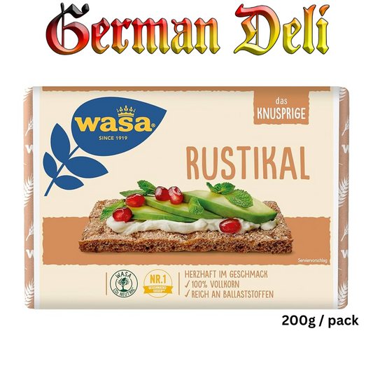 Wasa - Rustic Crisp Bread - 275 g pck / Rustikales Knäckebrot