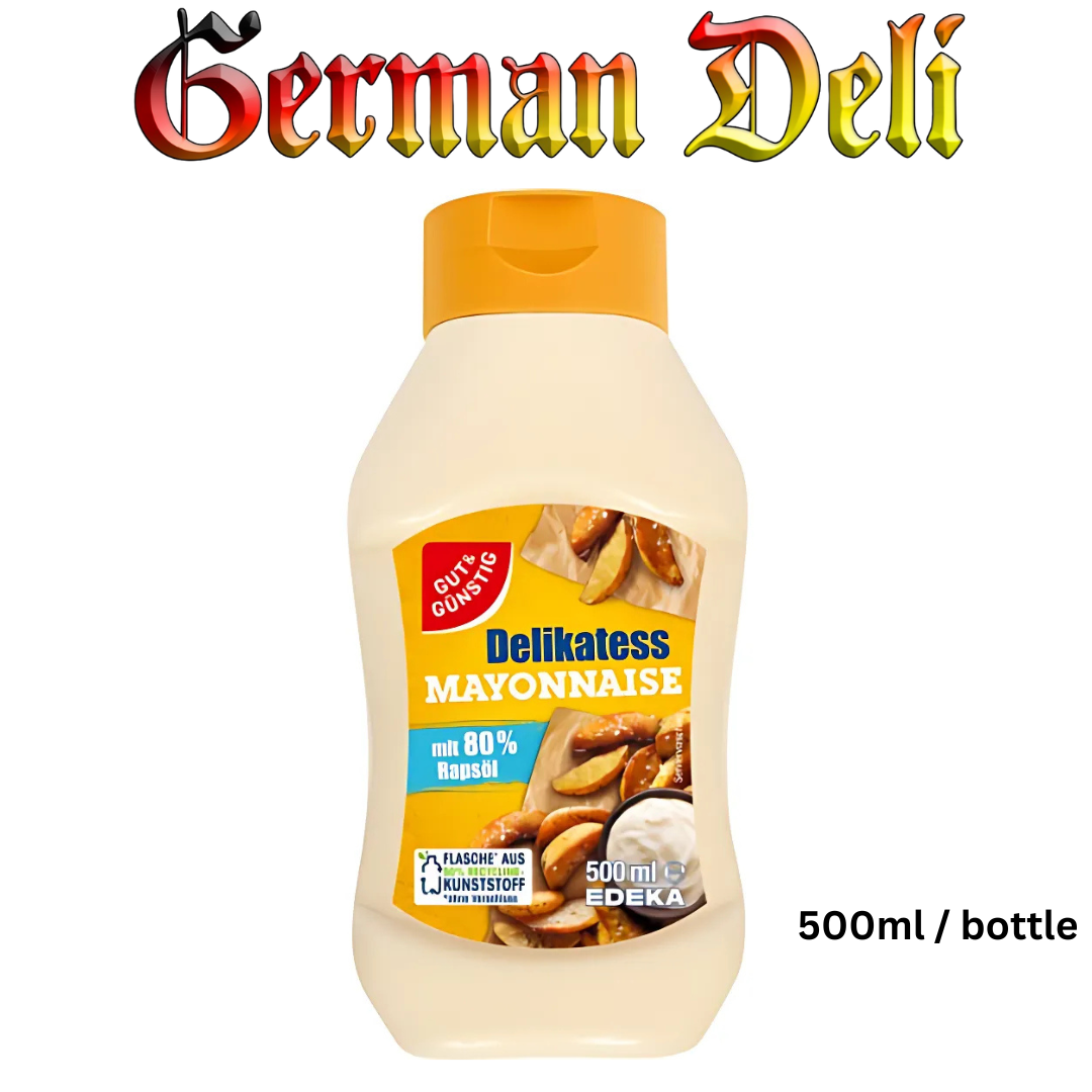 G+G - Mayonnaise Delicatesse - 500 ml btl / Delikatess-Mayonnaise