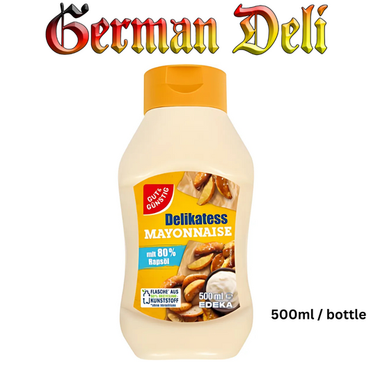 G+G - Mayonnaise Delicatesse - 500 ml btl / Delikatess-Mayonnaise