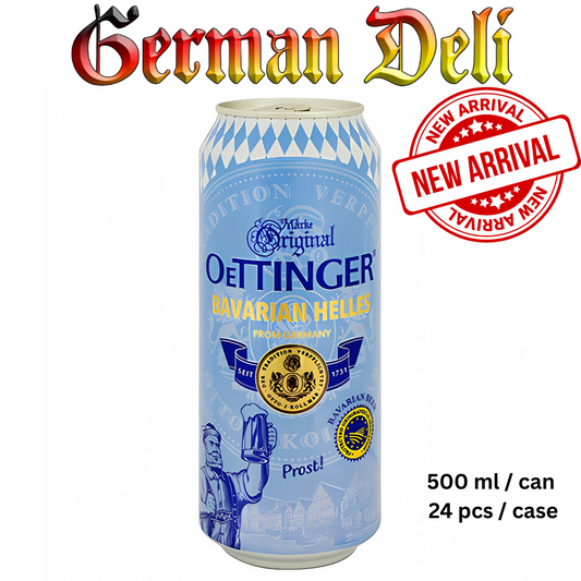 Oettinger Bavarian Helles - 500 ml can - 24 per case