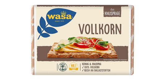 Wasa - Crisp Bread Whole Grain 200 g pack / Knuspriges Vollkorn-Knäckebrot