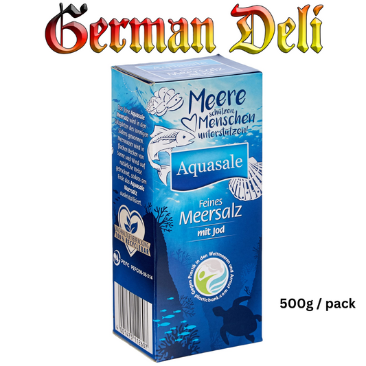Aquasale - Sea Salt Iodine 500 g pck / Meersalz