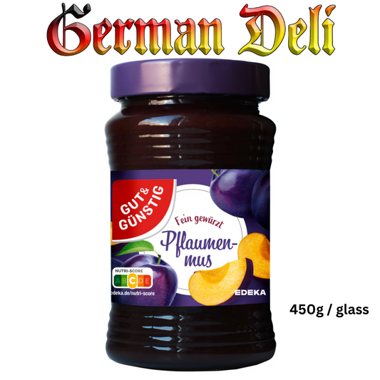 G+G - Plum Jam - 450 g glass / Pflaumenmus