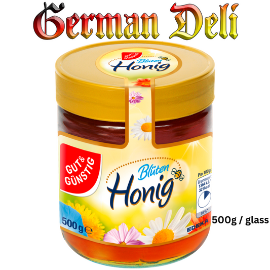 G+G - Honey Liquid - 500 g glass / Honig flüssig