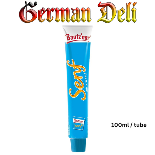 Bautzner - Mustard Medium - 100 ml tube / Senf mittelscharf