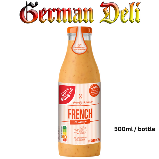 G+G - French Salad Dressing - 500 ml btl / Französische Salat-Tunke