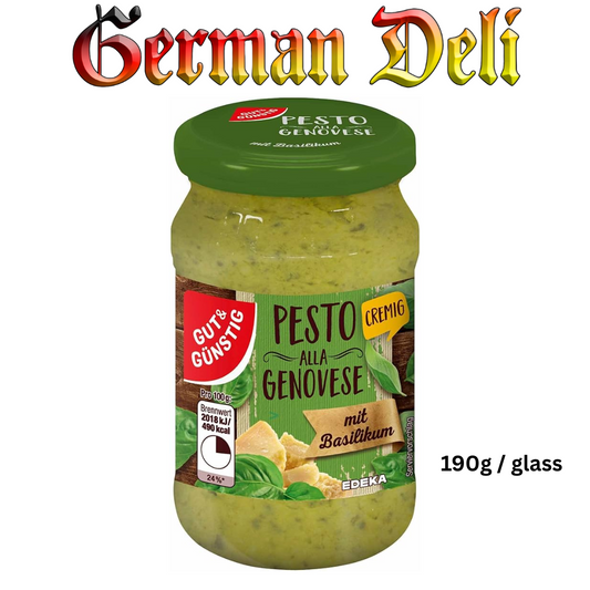 G+G - Pesto "Genovese" - 190 g glass / Pesto Genovese