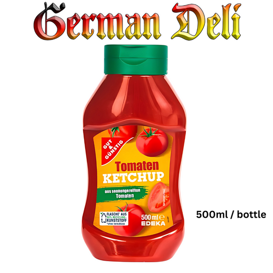 G+G - Tomato Ketchup - 500 ml btl / Tomatenketchup