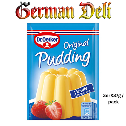 Dr. Oetker - Vanilla Pudding Powder / Vanillepudding Pulver 3x37g