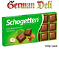 Schogetten - Wholemilk Nuts Chocolate - 100 g bar / Vollmilch-Nuss-Schokolade
