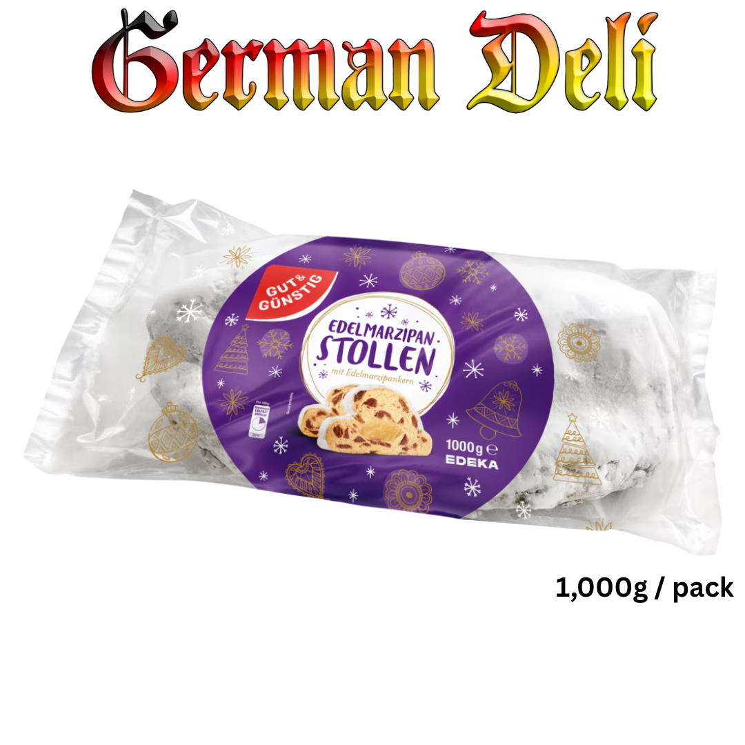 GUT & GÜNSTIG - EDELMARZIPAN STOLLEN 1,000G