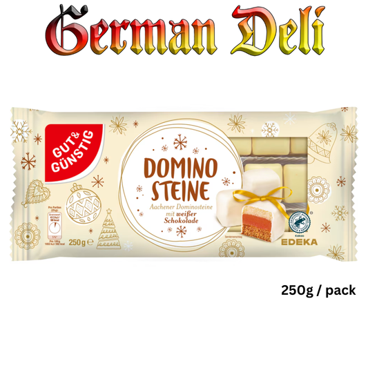 GÜT & GUNSTIG - DOMINO STEINE WEISS 250G
