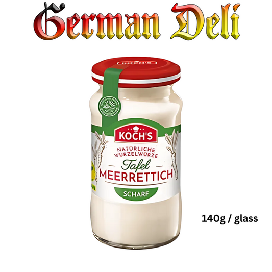 Horseradish/ Meerrettich Tafel Koch 140g Glass
