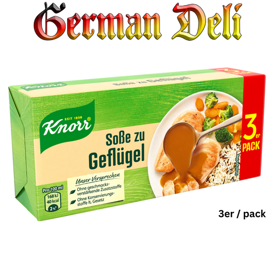 Knorr - Poultry Sauce - 3er pck / Gefluegelsosse