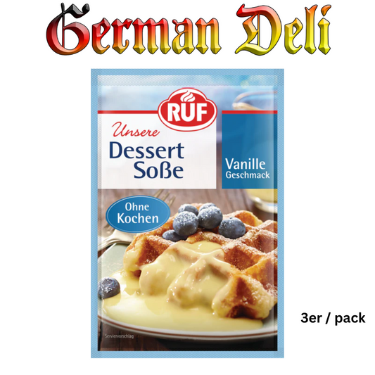 Ruf - Vanille Sauce, No cooking - 3er bag / Vanilleße, ohne kochen