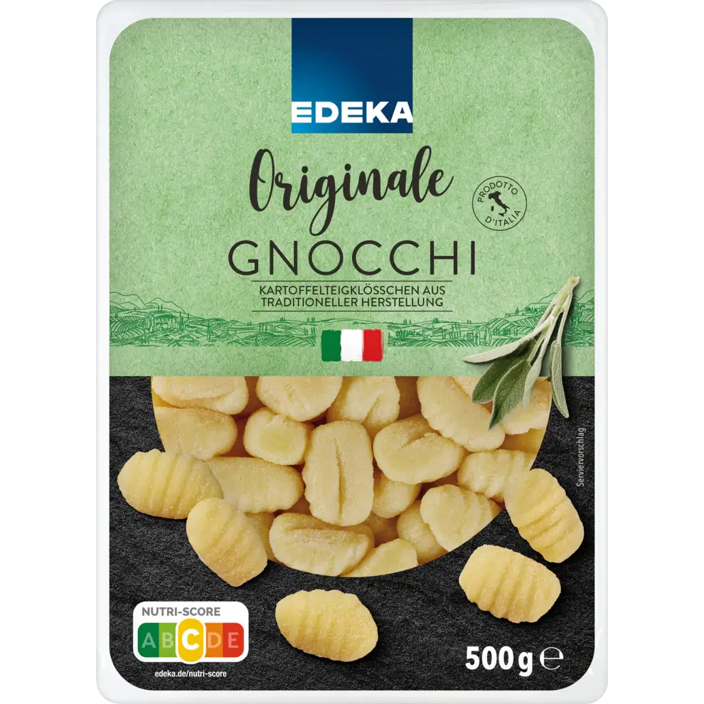 Edeka - Gnocchi „Italia“ – 500 g Pck. / Kartoffelgnocchi