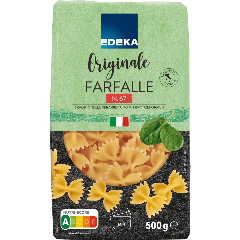 Edeka - Butterfly Noodles - 500 g bag / Farfalle