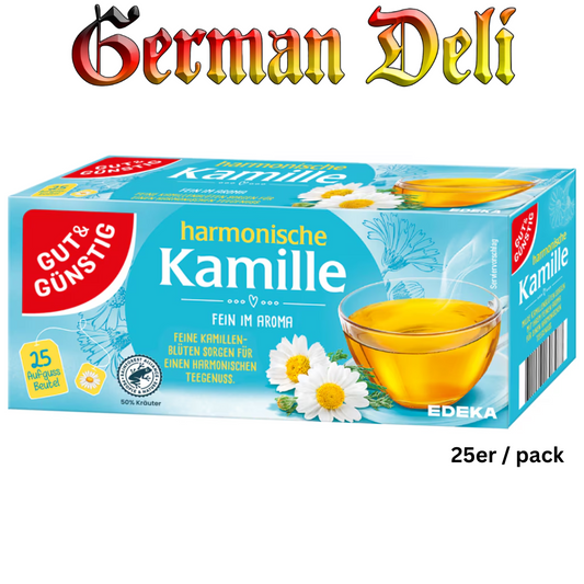 G+G - Camomile Tea in bags - 25er pck / Kamillentee