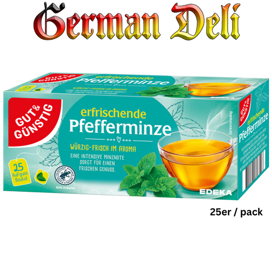 G+G - Peppermint Tea in bags - 25er pck / Pfefferminztee
