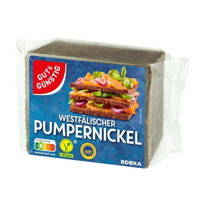 G+G Pumpernickel / Black Bread 500g pck