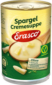 Erasco - Cream of Asparagus Soup - 390 ml can / Spargelcremesuppe